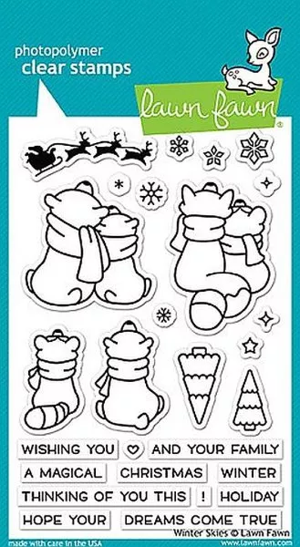 Winter Skies - Clear Stamps