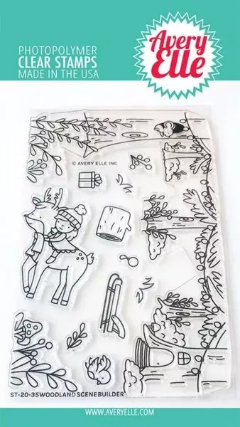 Woodland Scene Builder - Stamp & Die Bundle - Avery Elle