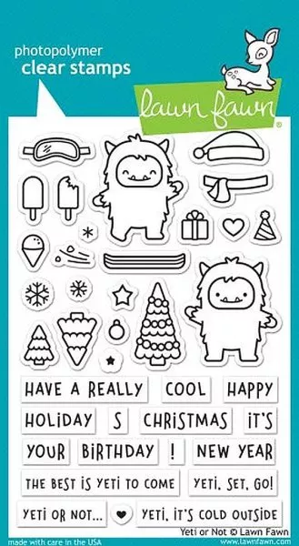 Yeti Or Not - Clear Stamps