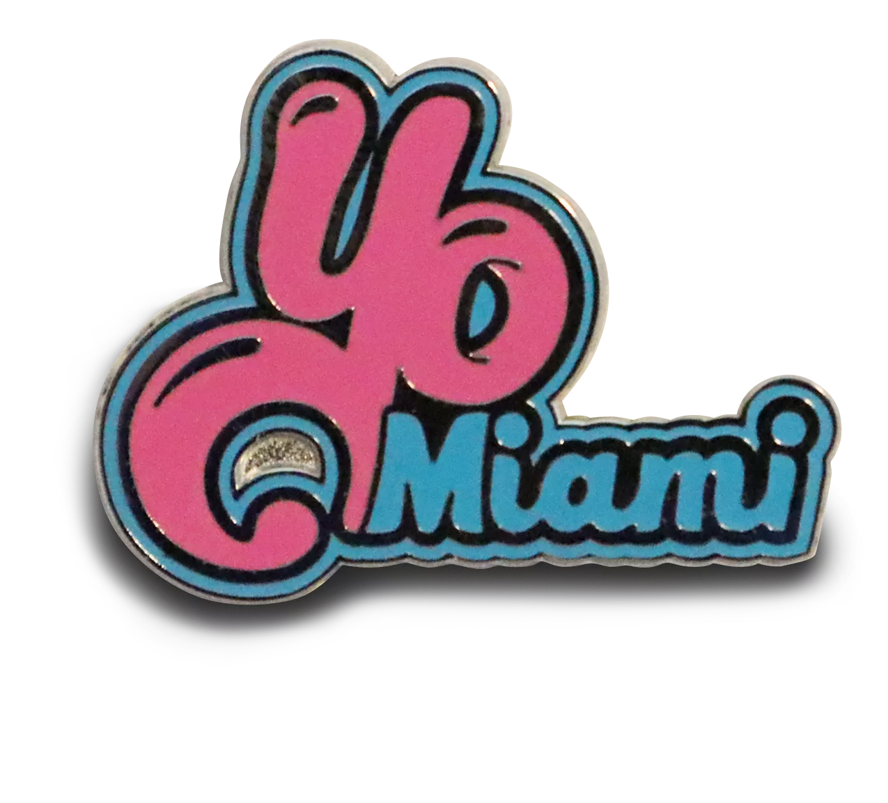 Yo Miami Enamel Pin (Cotton Candy)