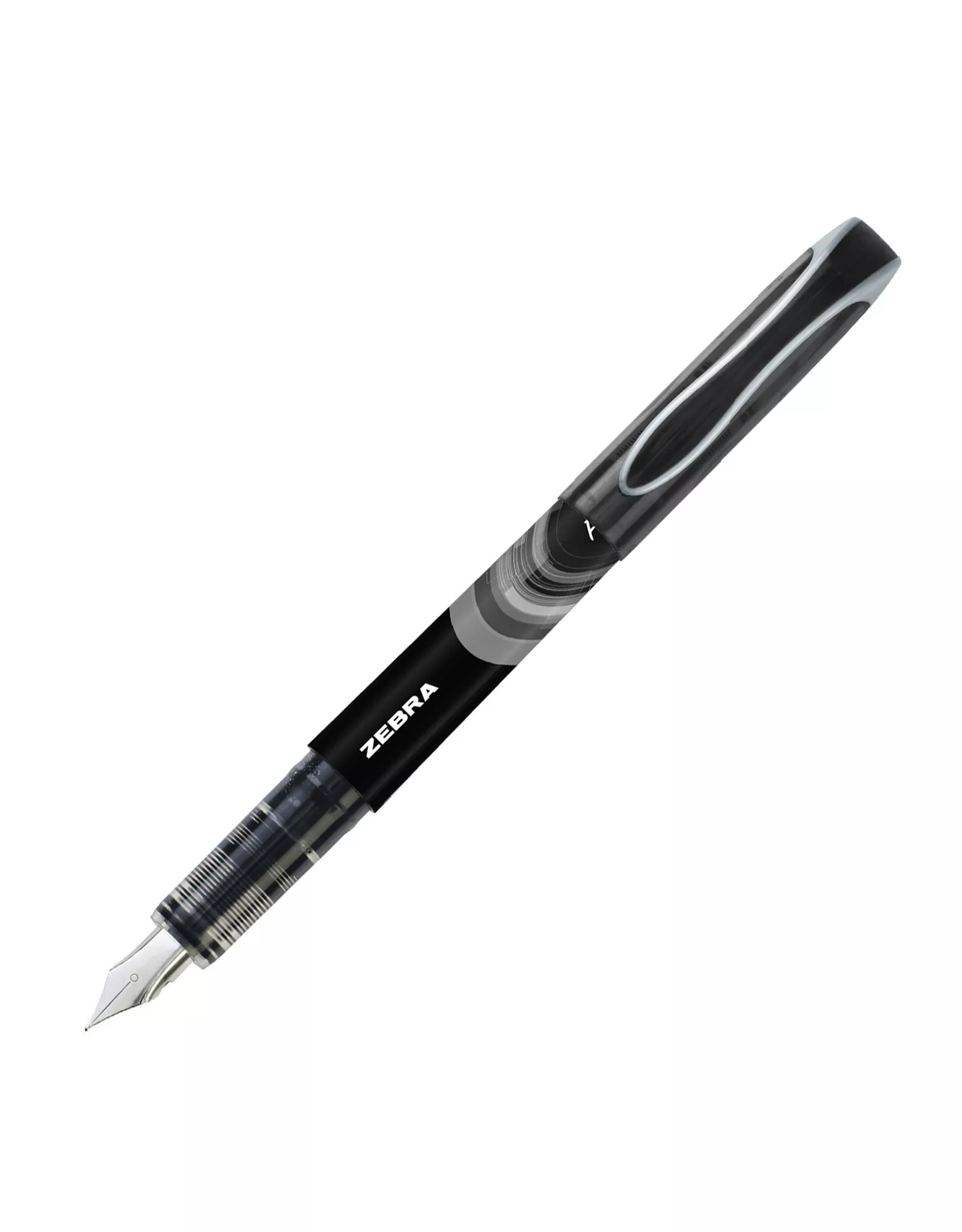 Zebra Fountain Pen, Black (F)