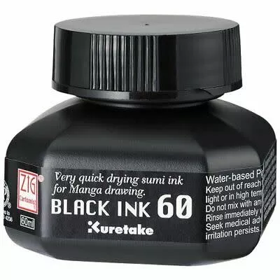 Zig Cartoonist Black Ink 60