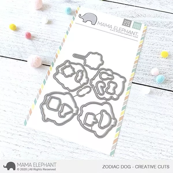 Zodiac Dog - Creative Cuts - Dies - Mama Elephant