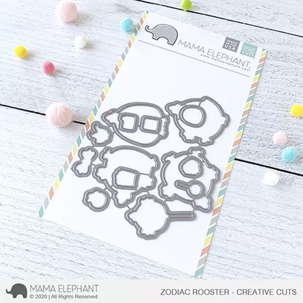 Zodiac Rooster - Creative Cuts - Mama Elephant