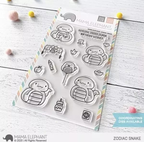 Zodiac Snake - Stamp & Die Bundle - Mama Elephant