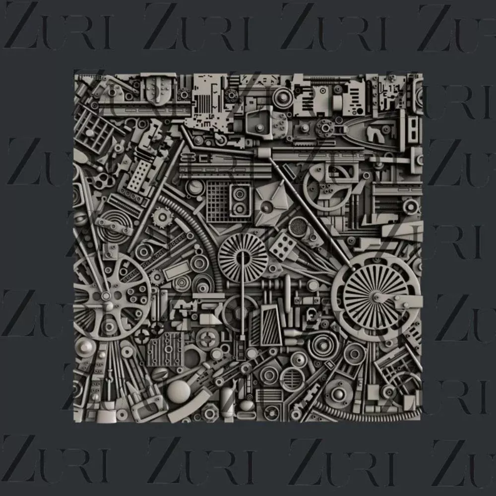Zuri Designs Mechanical Jumble